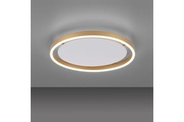Loftlampe Ritus - 39,3x5,3x39,3 cm, Messing Mat - Belysning - Lamper & indendørsbelysning - Soveværelse lampe - Taklampa sovrum
