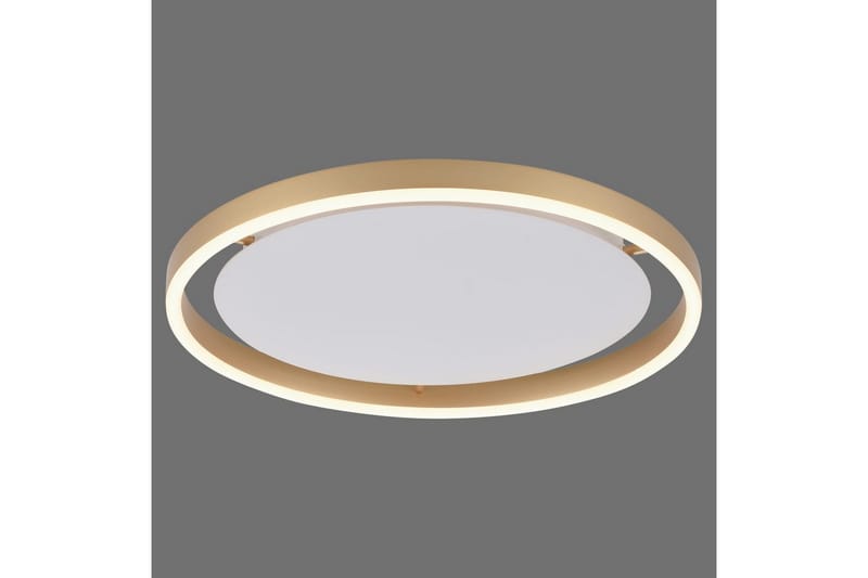 Loftlampe Ritus - 39,3x5,3x39,3 cm, Messing Mat - Belysning - Lamper & indendørsbelysning - Soveværelse lampe - Taklampa sovrum