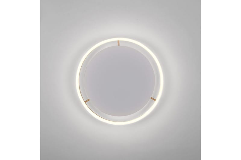 Loftlampe Ritus - 39,3x5,3x39,3 cm, Messing Mat - Belysning - Lamper & indendørsbelysning - Soveværelse lampe - Taklampa sovrum