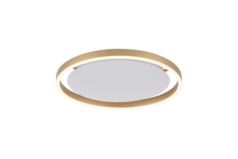 Loftlampe Ritus - 39,3x5,3x39,3 cm, Messing Mat - Belysning - Lamper & indendørsbelysning - Soveværelse lampe - Taklampa sovrum