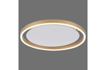 Loftlampe Ritus - 39,3x5,3x39,3 cm, Messing Mat - Belysning - Lamper & indendørsbelysning - Soveværelse lampe - Taklampa sovrum