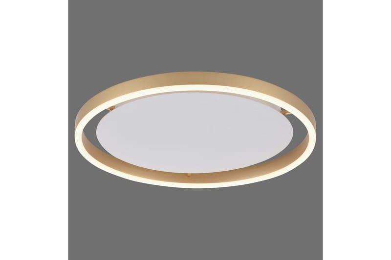 Loftlampe Ritus - 39,3x5,3x39,3 cm, Messing Mat - Belysning - Lamper & indendørsbelysning - Soveværelse lampe - Taklampa sovrum