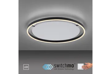 Loftlampe Ritus - 58,5x5,3x58,5 cm, Antracit - Belysning - Lamper & indendørsbelysning - Soveværelse lampe - Taklampa sovrum