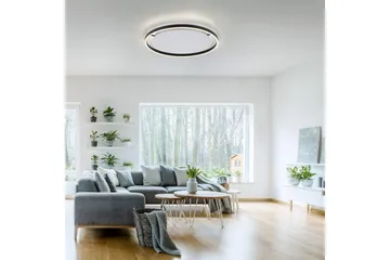Loftlampe Ritus - 58,5x5,3x58,5 cm, Antracit - Belysning - Lamper & indendørsbelysning - Soveværelse lampe - Taklampa sovrum