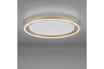 Loftlampe Ritus - 58,5x5,3x58,5 cm, Messing Mat - Belysning - Lamper & indendørsbelysning - Soveværelse lampe - Taklampa sovrum