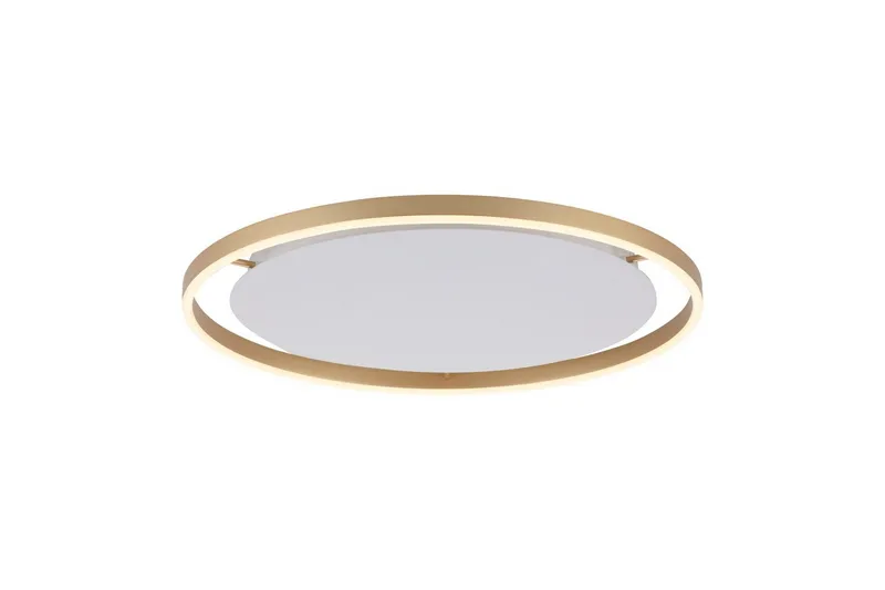 Loftlampe Ritus - 58,5x5,3x58,5 cm, Messing Mat - Belysning - Lamper & indendørsbelysning - Soveværelse lampe - Taklampa sovrum