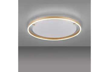 Loftlampe Ritus - 58,5x5,3x58,5 cm, Messing Mat - Belysning - Lamper & indendørsbelysning - Soveværelse lampe - Taklampa sovrum