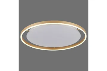 Loftlampe Ritus - 58,5x5,3x58,5 cm, Messing Mat - Belysning - Lamper & indendørsbelysning - Soveværelse lampe - Taklampa sovrum