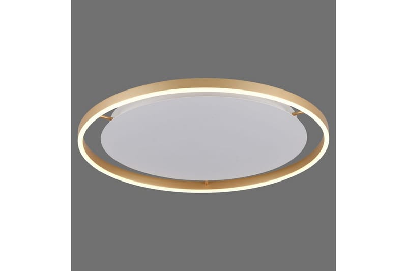 Loftlampe Ritus - 58,5x5,3x58,5 cm, Messing Mat - Belysning - Lamper & indendørsbelysning - Soveværelse lampe - Taklampa sovrum