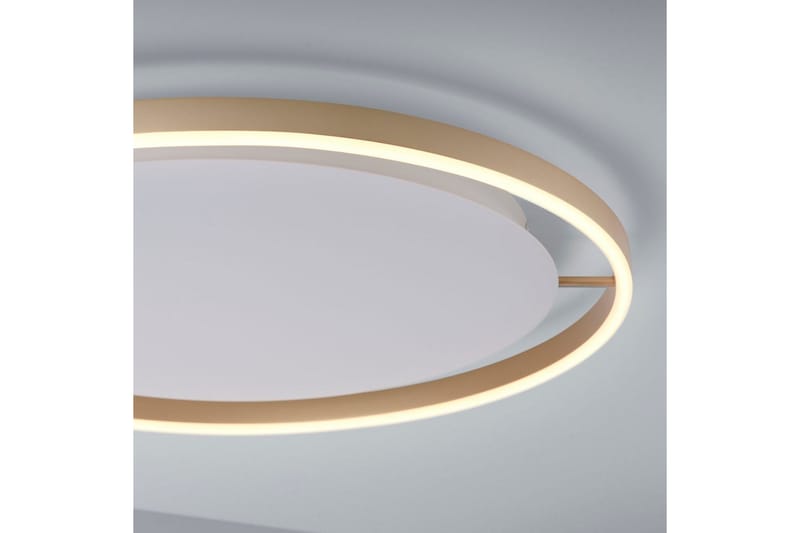 Loftlampe Ritus - 58,5x5,3x58,5 cm, Messing Mat - Belysning - Lamper & indendørsbelysning - Soveværelse lampe - Taklampa sovrum