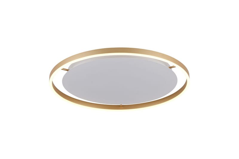 Loftlampe Ritus - 58,5x5,3x58,5 cm, Messing Mat - Belysning - Lamper & indendørsbelysning - Soveværelse lampe - Taklampa sovrum