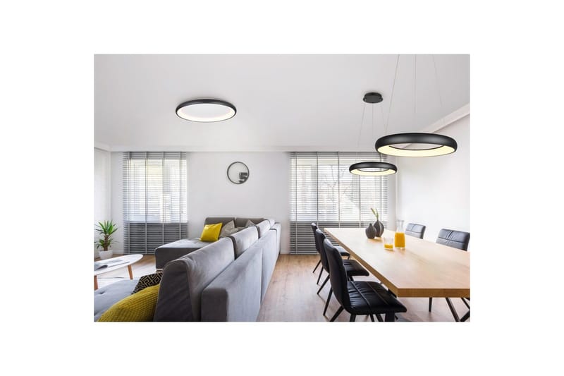 Loftlampe TRIO Cardona 75 cm, Matsort - 75 cm, Matsort - Belysning - Lamper & indendørsbelysning - Soveværelse lampe - Taklampa sovrum