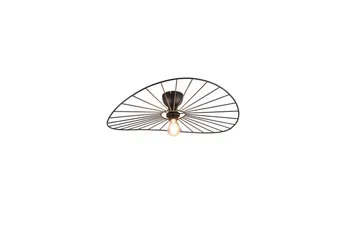 Loftlampe TRIO Chapeau Matsort - Matsort - Belysning - Lamper & indendørsbelysning - Soveværelse lampe - Taklampa sovrum