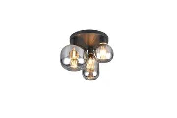 Loftlampe TRIO Diva Mat sort/krom - Mat sort/krom - Belysning - Lamper & indendørsbelysning - Soveværelse lampe - Taklampa sovrum