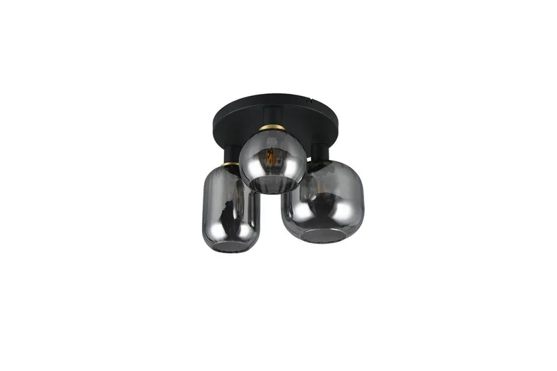 Loftlampe TRIO Diva Mat sort/krom - Mat sort/krom - Belysning - Lamper & indendørsbelysning - Soveværelse lampe - Taklampa sovrum