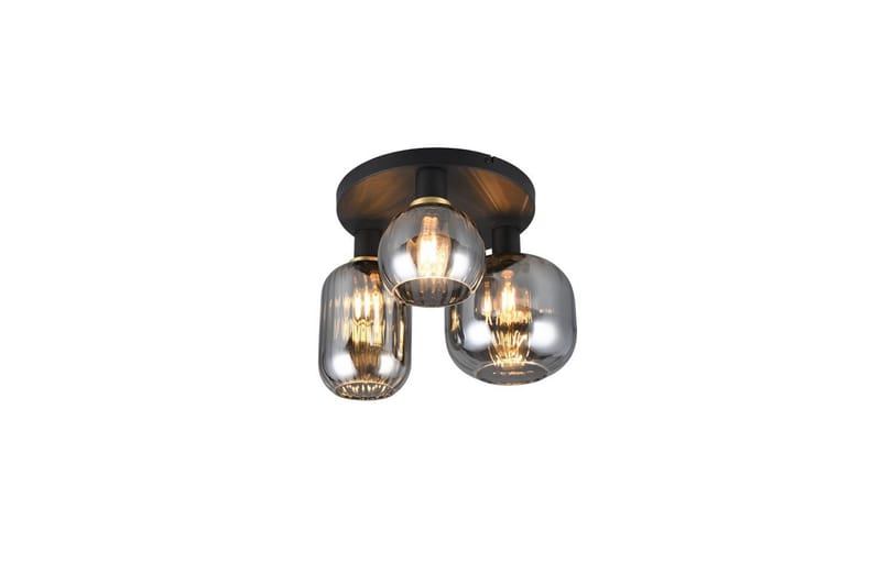 Loftlampe TRIO Diva Mat sort/krom - Mat sort/krom - Belysning - Lamper & indendørsbelysning - Soveværelse lampe - Taklampa sovrum
