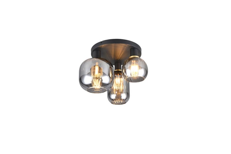 Loftlampe TRIO Diva Mat sort/krom - Mat sort/krom - Belysning - Lamper & indendørsbelysning - Soveværelse lampe - Taklampa sovrum