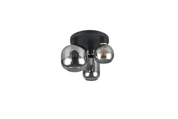 Loftlampe TRIO Diva Mat sort/krom - Mat sort/krom - Belysning - Lamper & indendørsbelysning - Soveværelse lampe - Taklampa sovrum