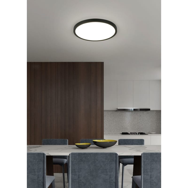 Loftlampe TRIO Draco - 40 cm, Mat sort - Belysning - Lamper & indendørsbelysning - Soveværelse lampe - Taklampa sovrum