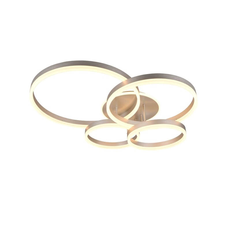 Loftlampe TRIO Drake - Børstet Stål - Belysning - Lamper & indendørsbelysning - Soveværelse lampe - Taklampa sovrum