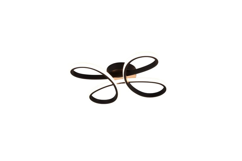 Loftlampe TRIO Fly 40 cm, Matsort, 40 cm, Matsort