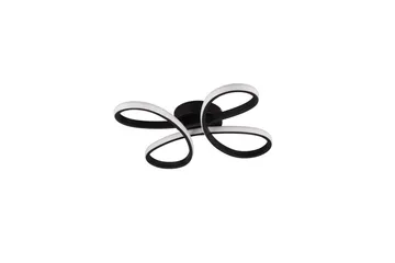 Loftlampe TRIO Fly 40 cm, Matsort - 40 cm, Matsort - Belysning - Lamper & indendørsbelysning - Soveværelse lampe - Taklampa sovrum