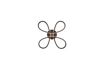 Loftlampe TRIO Fly 40 cm, Matsort - 40 cm, Matsort - Belysning - Lamper & indendørsbelysning - Soveværelse lampe - Taklampa sovrum