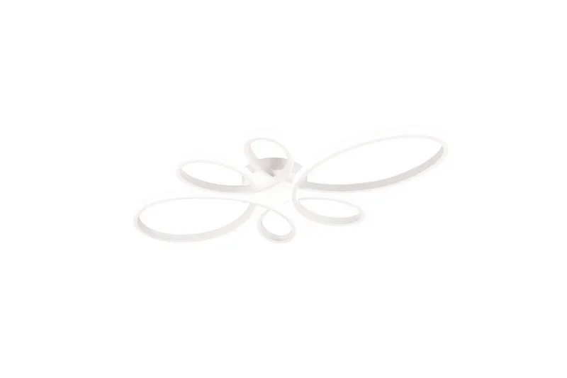 Loftlampe TRIO Fly 83 cm, Mat hvid, 83 cm, Mat hvid