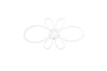 Loftlampe TRIO Fly 83 cm, Mat hvid - 83 cm, Mat hvid - Belysning - Lamper & indendørsbelysning - Soveværelse lampe - Taklampa sovrum