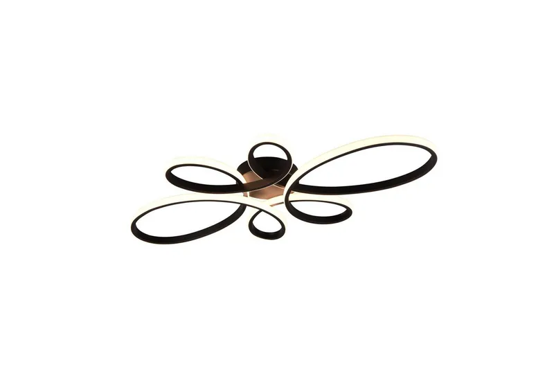Loftlampe TRIO Fly 83 cm, Matsort, 83 cm, Matsort