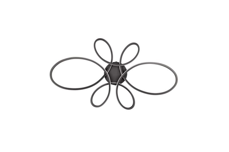 Loftlampe TRIO Fly 83 cm, Matsort - 83 cm, Matsort - Belysning - Lamper & indendørsbelysning - Soveværelse lampe - Taklampa sovrum