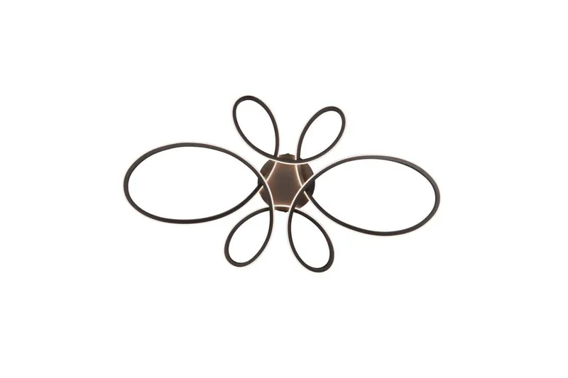 Loftlampe TRIO Fly 83 cm, Matsort - 83 cm, Matsort - Belysning - Lamper & indendørsbelysning - Soveværelse lampe - Taklampa sovrum