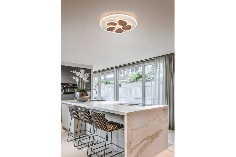 Loftlampe TRIO Mandala Varm grå/kaffebrun - Varm grå/kaffebrun - Belysning - Lamper & indendørsbelysning - Soveværelse lampe - Taklampa sovrum