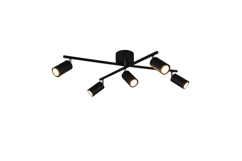 Loftlampe TRIO Marlina Matsort, Matsort