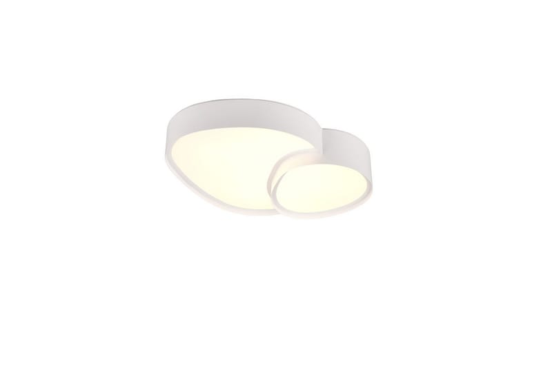 Loftlampe TRIO Rise 43 cm, Mat hvid - 43 cm, Mat hvid - Belysning - Lamper & indendørsbelysning - Soveværelse lampe - Taklampa sovrum