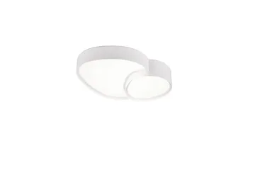 Loftlampe TRIO Rise 43 cm, Mat hvid - 43 cm, Mat hvid - Belysning - Lamper & indendørsbelysning - Soveværelse lampe - Taklampa sovrum