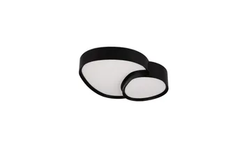 Loftlampe TRIO Rise 43 cm, Matsort - 43 cm, Matsort - Belysning - Lamper & indendørsbelysning - Soveværelse lampe - Taklampa sovrum