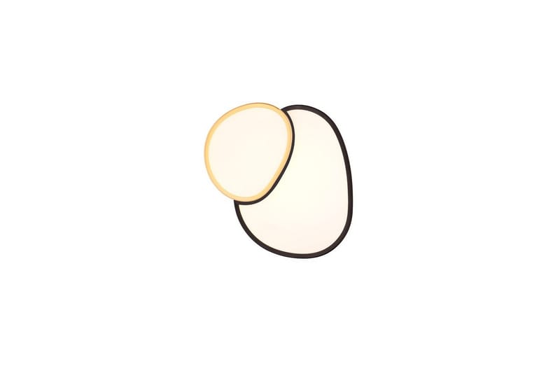 Loftlampe TRIO Rise 43 cm, Sort/guld - 43 cm, Sort/guld - Belysning - Lamper & indendørsbelysning - Soveværelse lampe - Taklampa sovrum