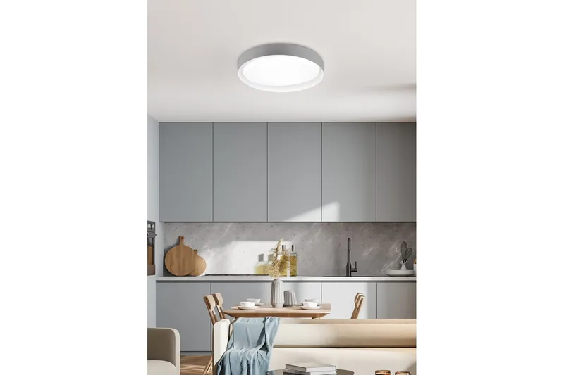 Loftlampe TRIO Zeta Grå/hvid - Grå/hvid - Belysning - Lamper & indendørsbelysning - Soveværelse lampe - Taklampa sovrum