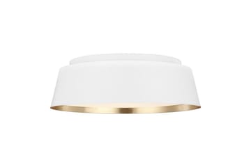 Loftmontering Feiss Asher Mat Hvid & Guld - Mat Hvid & Guld - Belysning - Lamper & indendørsbelysning - Soveværelse lampe - Taklampa sovrum