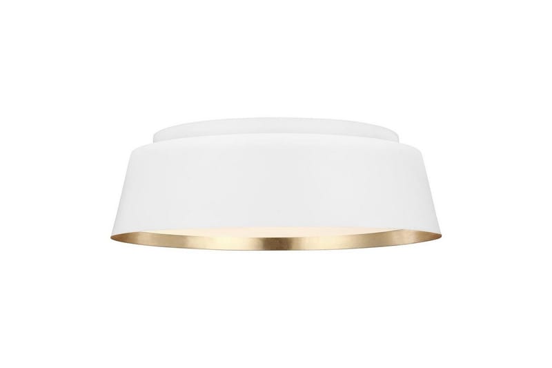 Loftmontering Feiss Asher Mat Hvid & Guld - Mat Hvid & Guld - Belysning - Lamper & indendørsbelysning - Soveværelse lampe - Taklampa sovrum