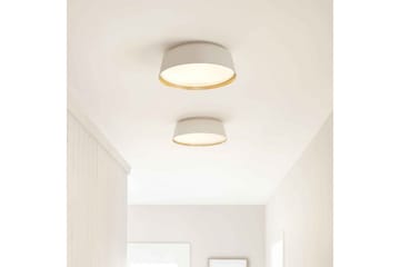 Loftmontering Feiss Asher Mat Hvid & Guld - Mat Hvid & Guld - Belysning - Lamper & indendørsbelysning - Soveværelse lampe - Taklampa sovrum