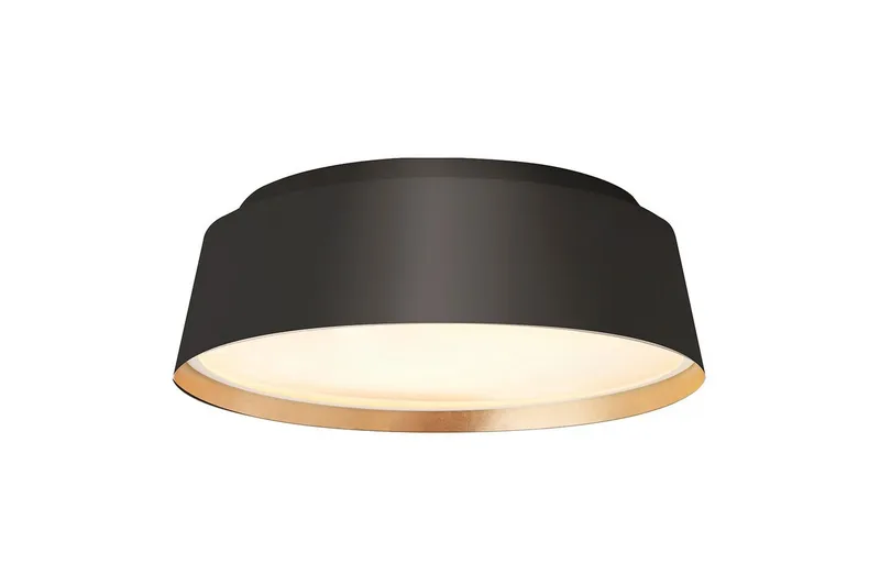 Loftmontering Feiss Asher Midnats Sort & Guld, Midnats Sort & Guld