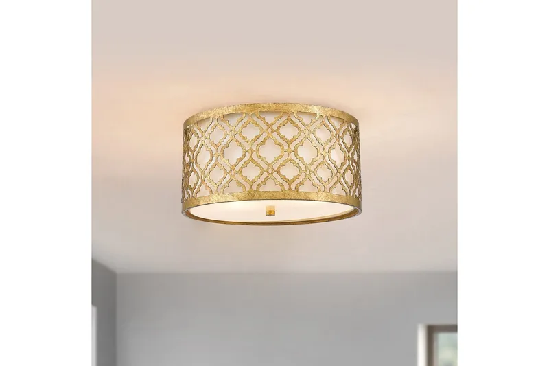 Loftmontering Gilded Nola Arabella - Belysning - Lamper & indendørsbelysning - Soveværelse lampe - Taklampa sovrum