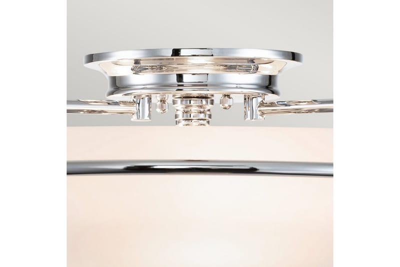 Loftmontering Quoizel Griffin Poleret Krom - Poleret Krom - Belysning - Lamper & indendørsbelysning - Soveværelse lampe - Taklampa sovrum