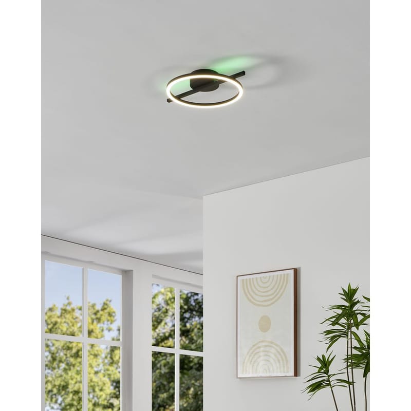 Loftslampe Amandolo - Sort - Belysning - Lamper & indendørsbelysning - Soveværelse lampe - Taklampa sovrum