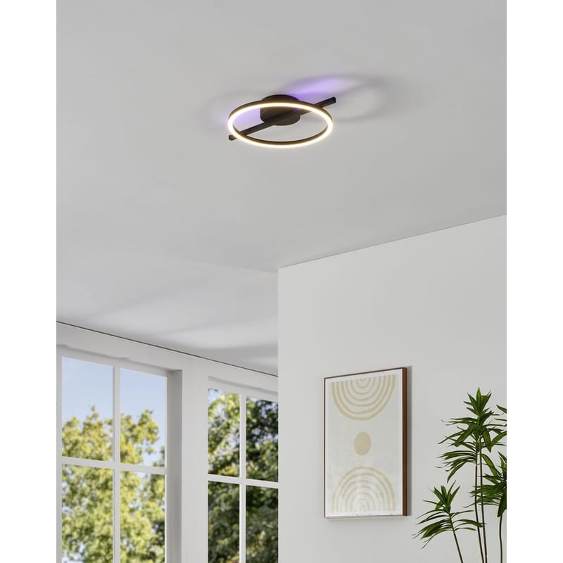 Loftslampe Amandolo - Sort - Belysning - Lamper & indendørsbelysning - Soveværelse lampe - Taklampa sovrum