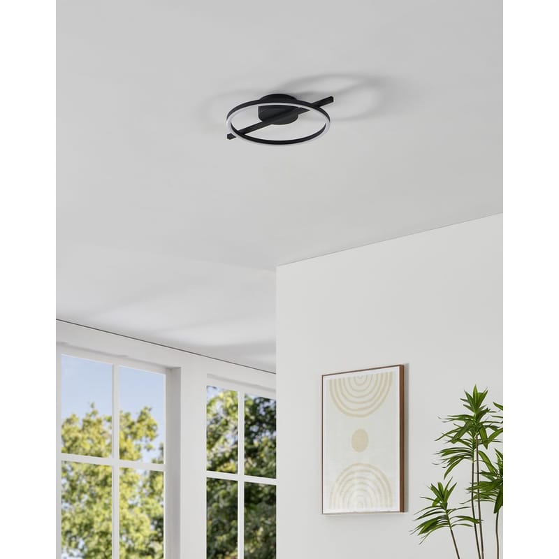 Loftslampe Amandolo - Sort - Belysning - Lamper & indendørsbelysning - Soveværelse lampe - Taklampa sovrum