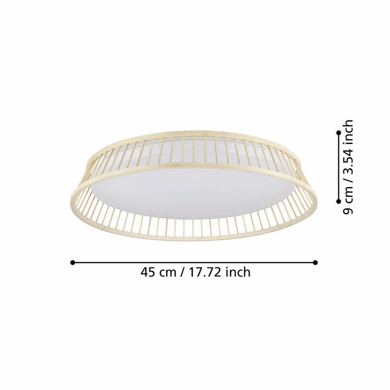 Loftslampe Luppineria - 45 cm - Belysning - Lamper & indendørsbelysning - Soveværelse lampe - Taklampa sovrum