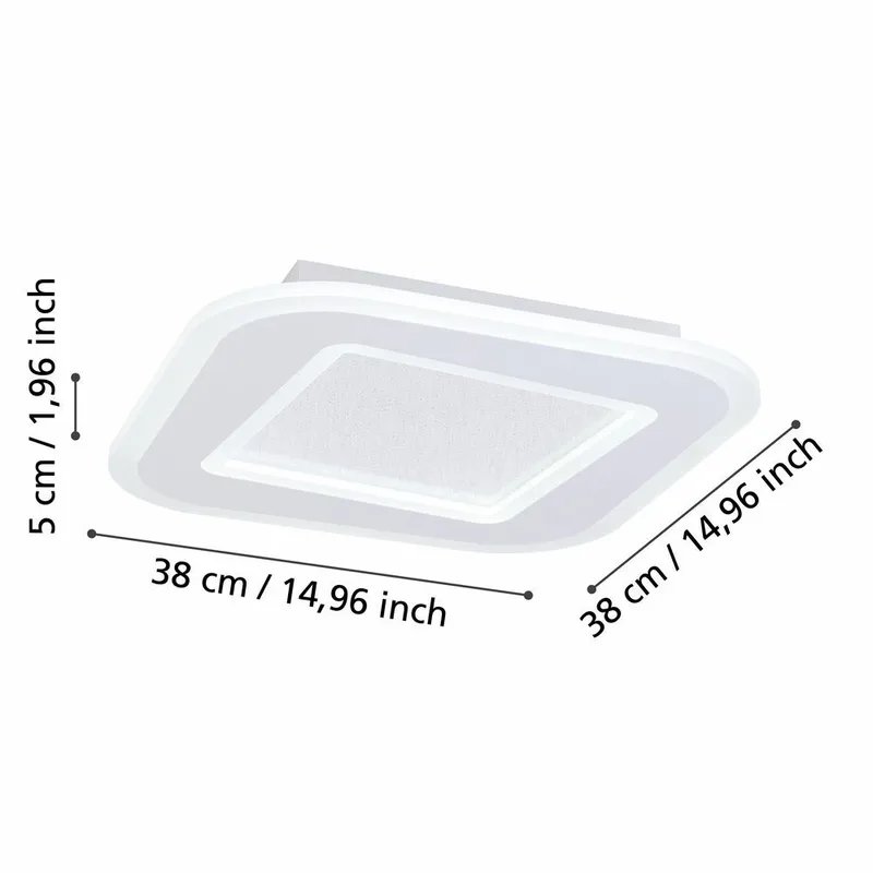 Loftslampe Macchioni - 38 cm - Belysning - Lamper & indendørsbelysning - Soveværelse lampe - Taklampa sovrum